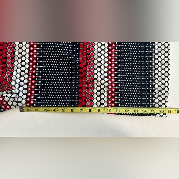 Tommy Hilfiger Black and White Relaxed Blouse with Mandarin Collar (749) - Picture 10 of 14